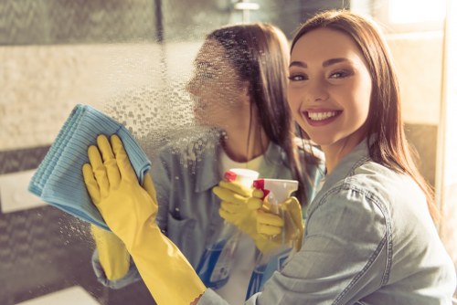 Structured office cleaning schedule for a professional workspace